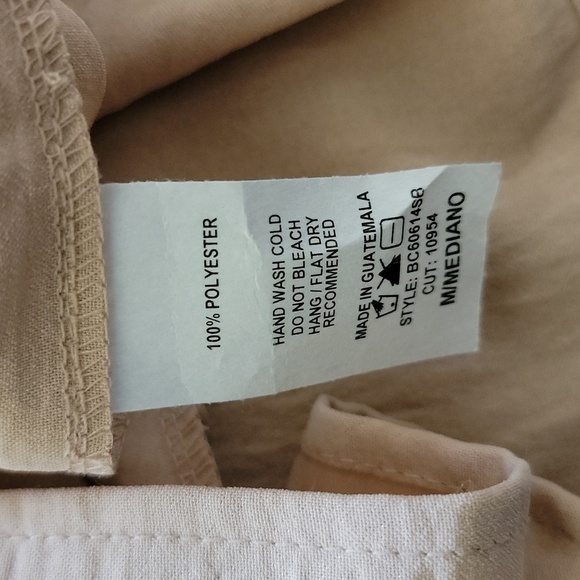 NWT Ces Femme | Taupe Wide Leg Pull-On Waist Pants Size Medium - Picture 6 of 6